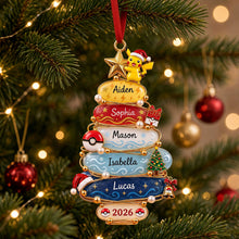 Load image into Gallery viewer, Celebrate Joy with Our Customizable Christmas Acrylic Ornament - Perfect Personalized Gift for Family and Friends Ornament PopCulturePrints
