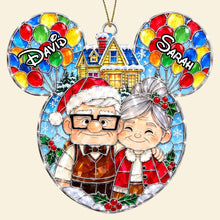 Load image into Gallery viewer, Dreamy Adventure Couple Ornament - Personalized Christmas Gift For Couples 06OHDT050926 Ornament PopCulturePrints
