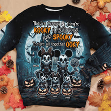 Load image into Gallery viewer, Personalized Spooky Family Halloween Sweatshirt
