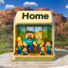 Load image into Gallery viewer, Best Home In The World: Personalized Family Plaque - Custom Gift for Loved Ones Shaped Plaques PopCulturePrints
