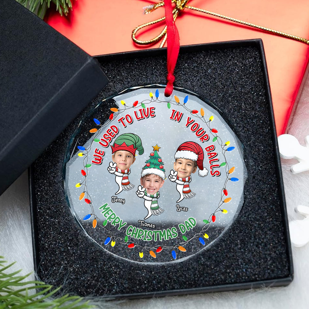 Personalized Funny Christmas Ornament for Dad Ornament PopCulturePrints