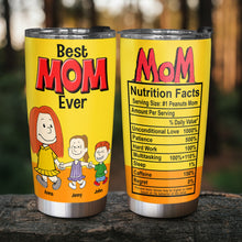 Load image into Gallery viewer, Best Mom Ever - Personalized Tumbler Gift for Mom &amp; Grandma Tumbler Cup PopCulturePrints
