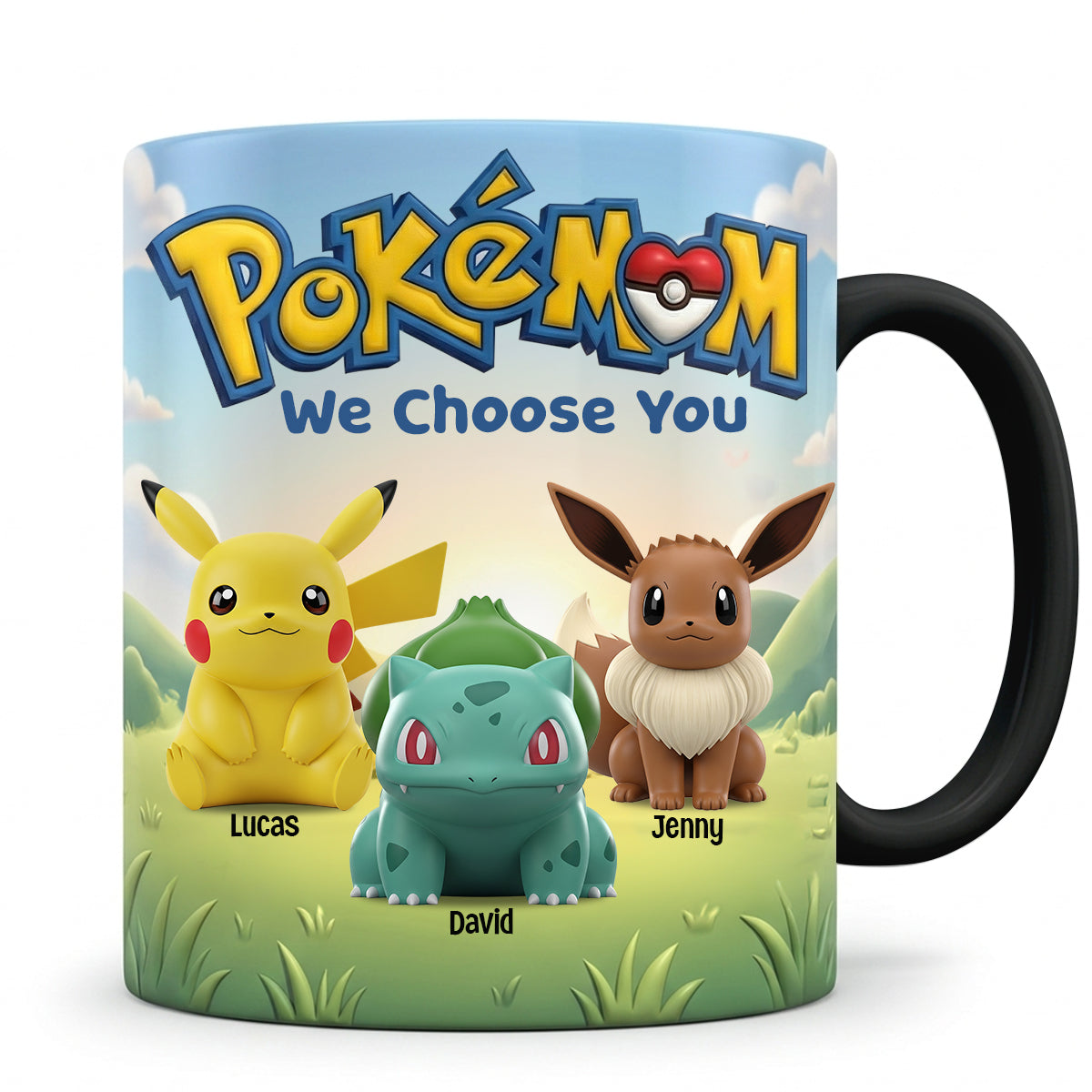 PokeMom Magic Coffee Mug - Personalized Gifts for Mother Coffee Mug PopCulturePrints