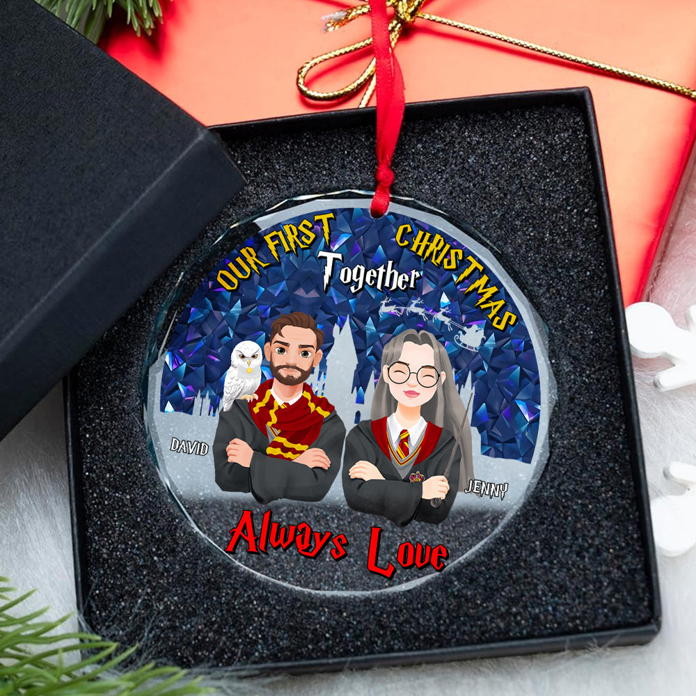 Personalized Magical Couple Christmas Ornament