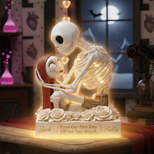 Load image into Gallery viewer, Love Beyond Life: Spooky Couple Light Box - Personalized Gift for Couples Light Box PopCulturePrints
