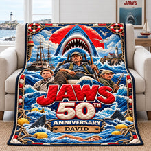Load image into Gallery viewer, "Dive into Adventure!" - The Leviathan Of The Deep Blanket - Personalized Gift for Ocean Lovers
