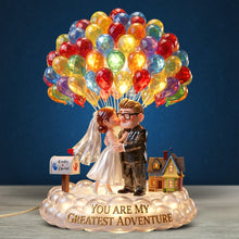 Load image into Gallery viewer, You Are My Greatest Adventure - Personalized Acrylic Light Box for Couples
