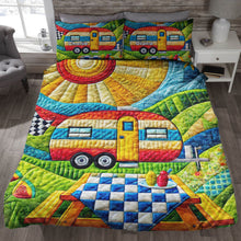 Load image into Gallery viewer, Personalized Camping Lovers Quilt &amp; Bedding Set - Perfect Gift for Adventurers Blanket PopCulturePrints
