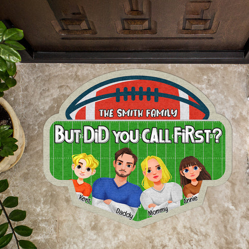 Personalized Family Doormat for American Football Fans Doormat PopCulturePrints