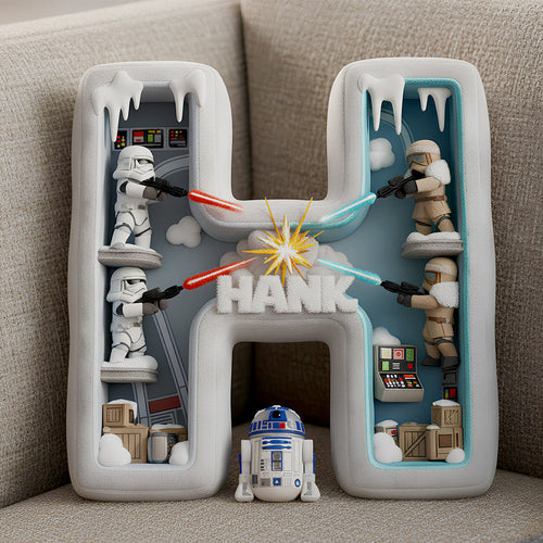 Unleash the Universe - Personalized Universe Initial Pillow for Star Wars Fans Pillow PopCulturePrints