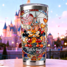 Load image into Gallery viewer, You &amp; Me - Classic Sweetheart Couple Tumbler | Personalized Gift for Couples Tumbler Cup PopCulturePrints

