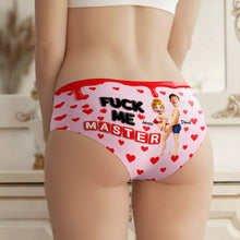 Load image into Gallery viewer, Playful Pinky Couples Brief - A Fun and Personalized Gift for Her Boxer Briefs PopCulturePrints
