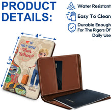 Load image into Gallery viewer, And So The Adventure Begins - Personalized Passport Cover &amp; Holder Passport Holder PopCulturePrints

