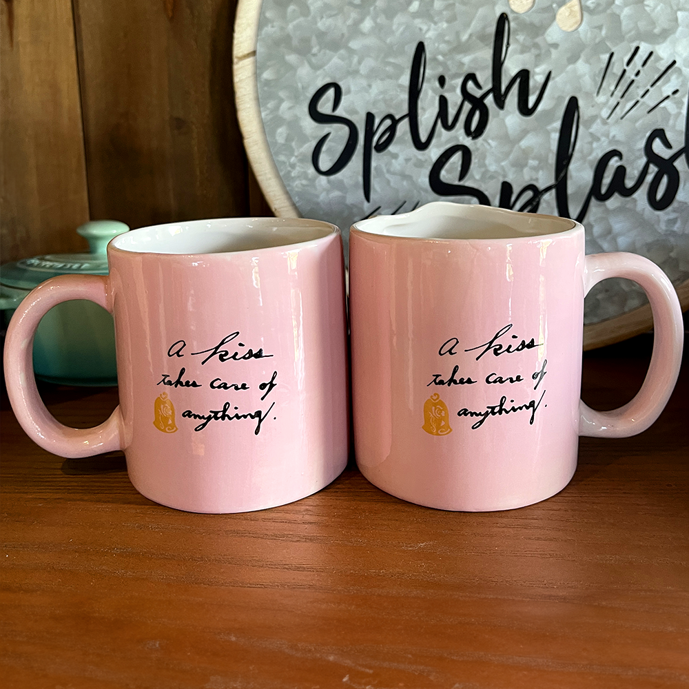 Enchanted Mug Set for Couples - Beauty & Beast Design Valentine's Day Gifts Coffee Mug PopCulturePrints