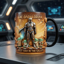 Load image into Gallery viewer, “Best Dad in the Galaxy” - Leader Of The Coolest Crew Heat Changing Mug - Personalized Gifts for Dad Coffee Mug PopCulturePrints
