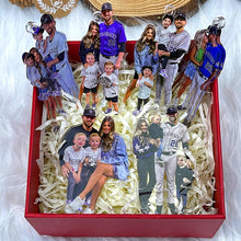 Load image into Gallery viewer, Personalized Baseball Family Photo Keepsake Ornament Ornament PopCulturePrints

