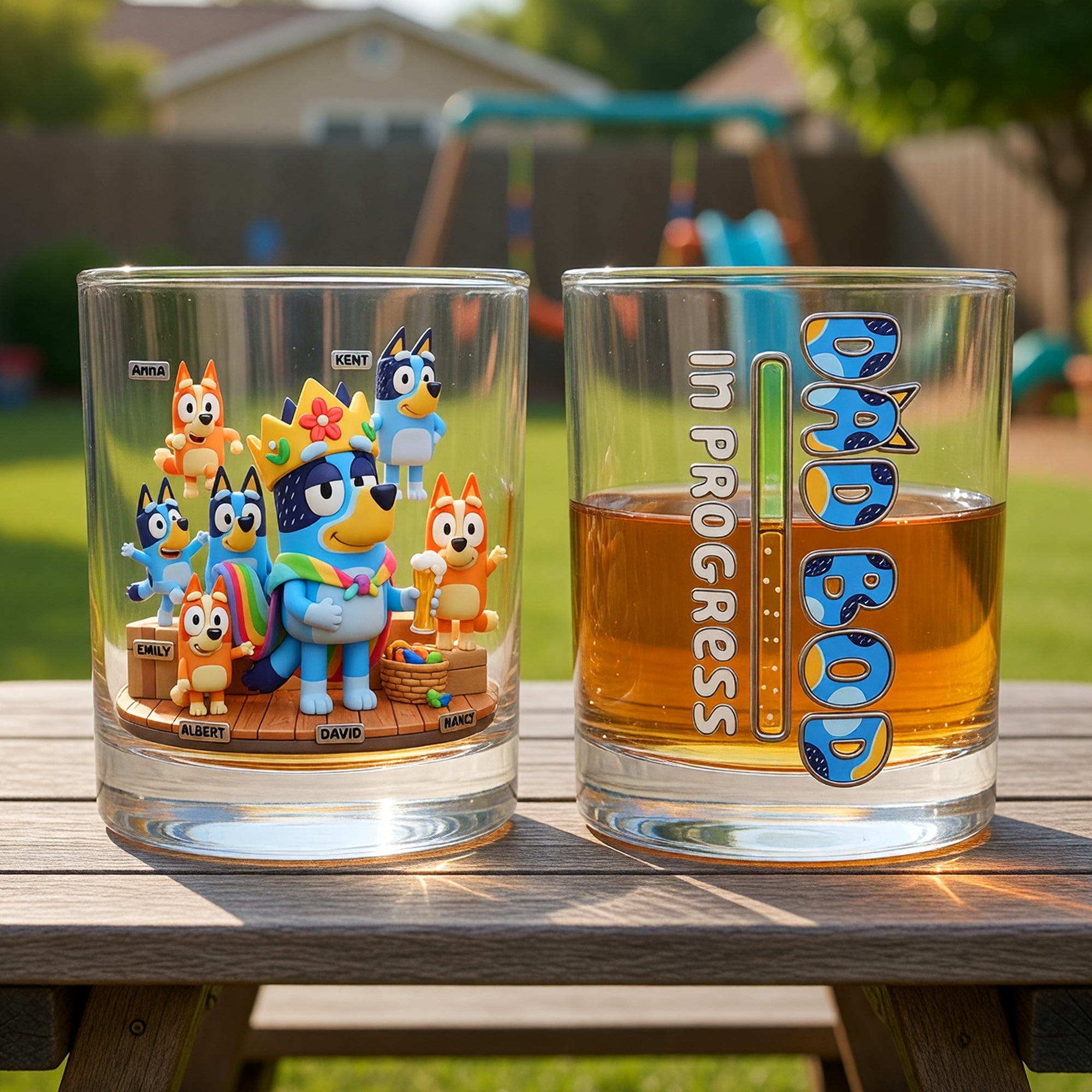 “Cheers to the Best Dad!” - Personalized Whiskey Glass Gift for Dads and Grandpas Glass PopCulturePrints