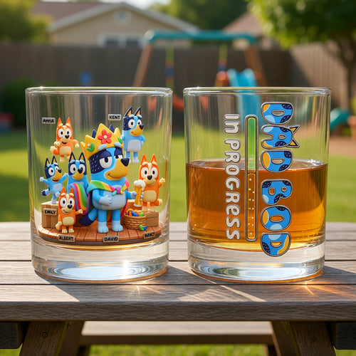 “Cheers to the Best Dad!” - Personalized Whiskey Glass Gift for Dads and Grandpas Glass PopCulturePrints