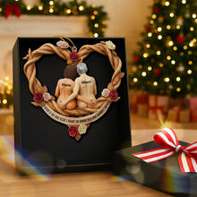 Load image into Gallery viewer, "There's No One Else!" - Old Couple Wood Ornament - Personalized Gift for Couples Ornament PopCulturePrints
