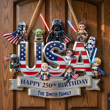 Load image into Gallery viewer, “Celebrate Freedom with Style” - Cosmic Home Proud Celebration Acrylic Sign - Personalized Decor Gift for Proud Patriots
