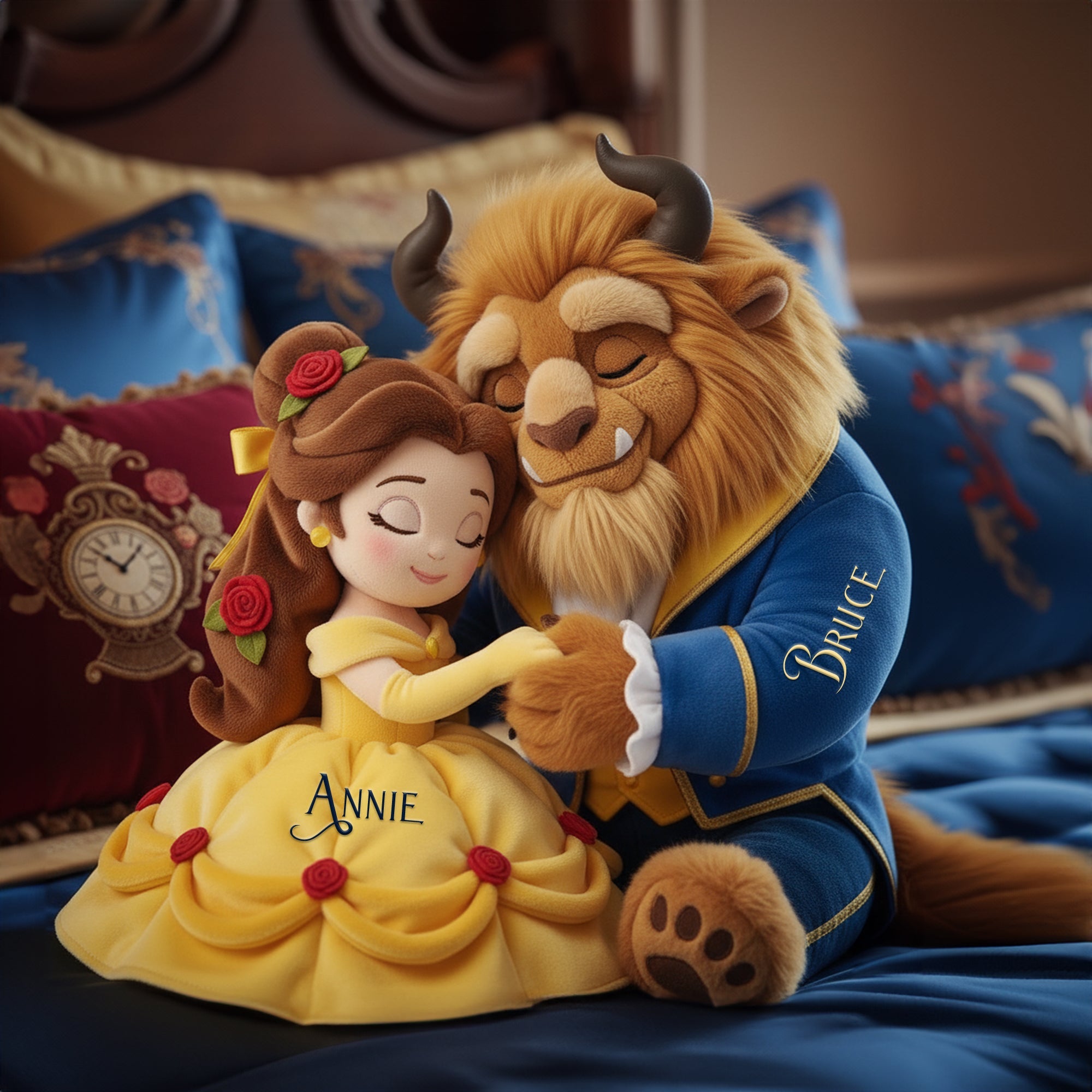 "Celebrate True Love" - Enchanted Couples Pillow - Personalized Gift for Couples Pillow PopCulturePrints
