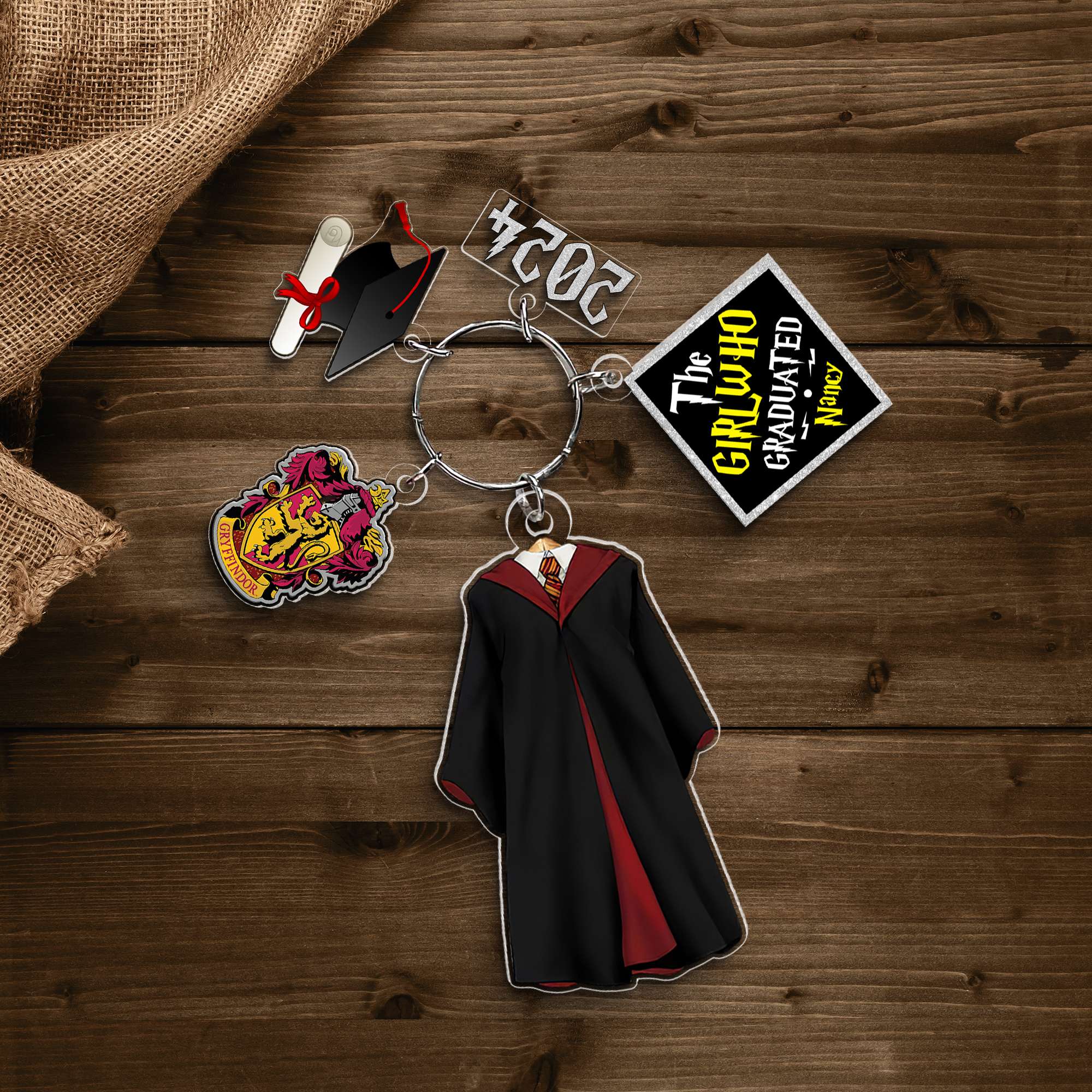 Personalized Harry Potter Teacher Wizard Themed T-Shirt