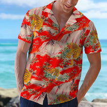 Load image into Gallery viewer, Vibrant Tiger Print Personalized Hawaiian Shirt for Movie Fans Hawaiian Shirts PopCulturePrints
