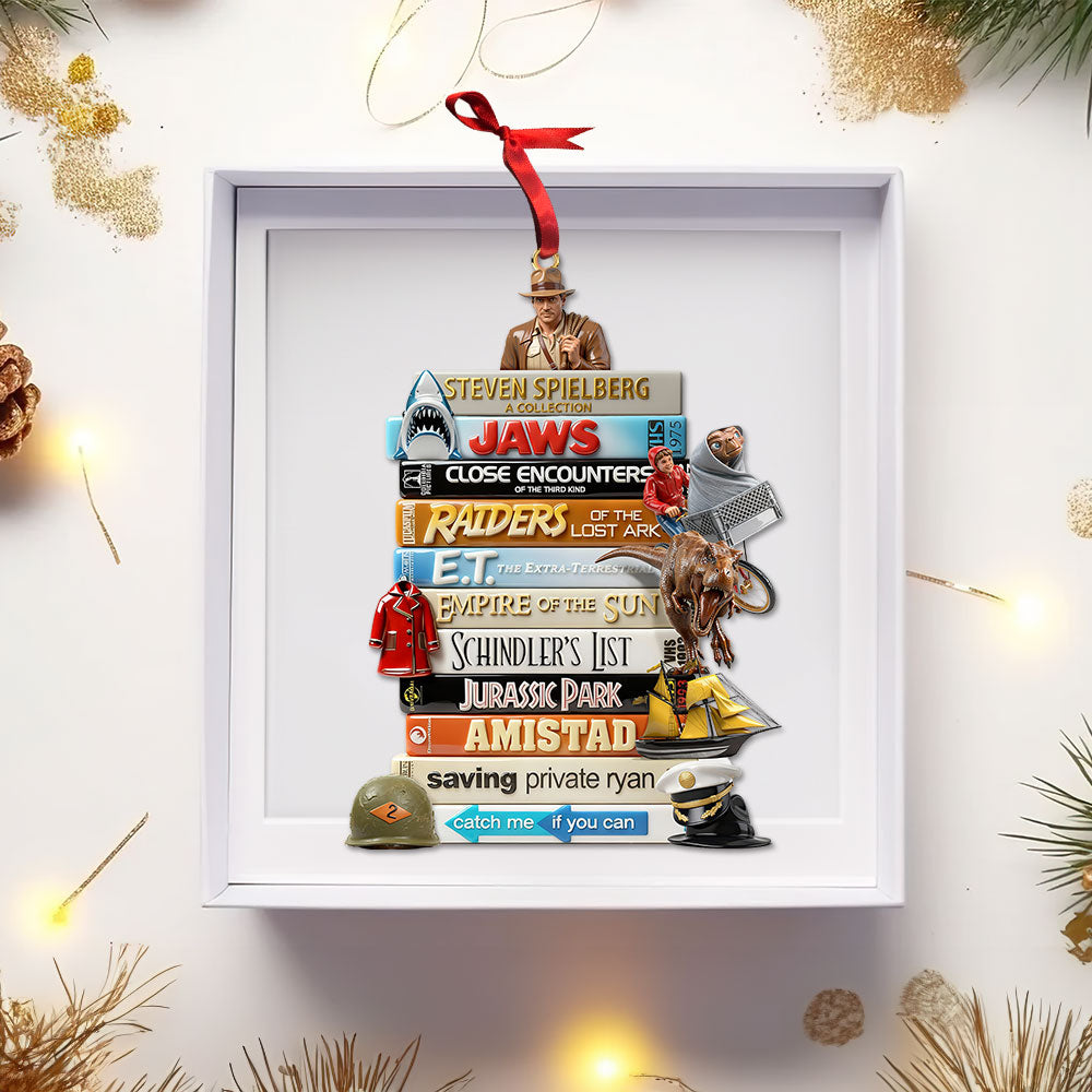 Personalized Masterpiece Stack Acrylic Ornament - A Perfect Gift for Cinema Geeks! Ornament PopCulturePrints