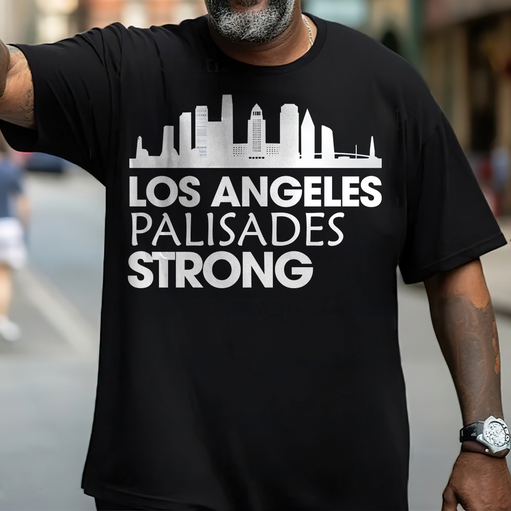 Los Angeles Palisades Strong Sweatshirt - Empowering Style and Comfort Shirts PopCulturePrints