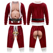 Load image into Gallery viewer, “Be the Life of the Party” - Funny Santa Set Sweatshirt &amp; Sweatpants - Personalized Gifts for Christmas AOP Products PopCulturePrints
