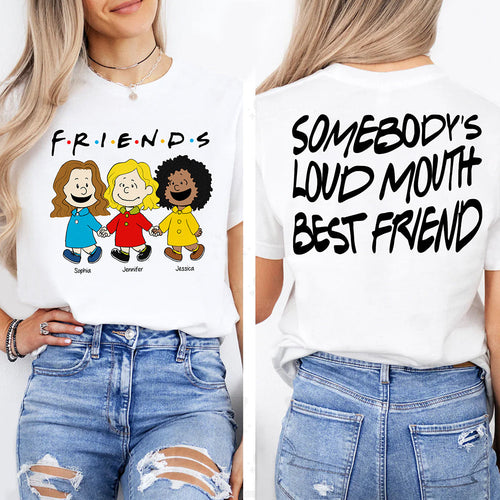Personalized Friends Tee - Best Friend Shirt Shirts PopCulturePrints