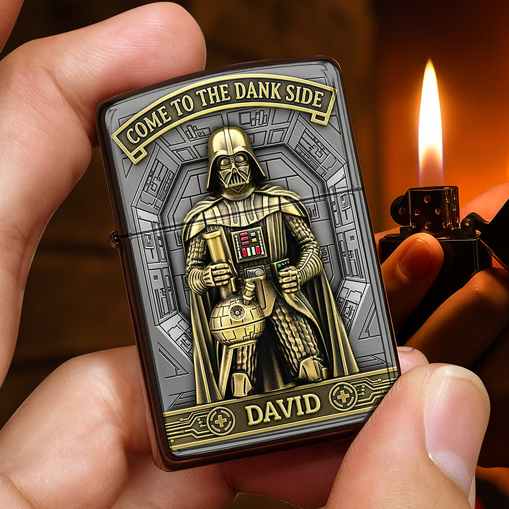 “Join the Dark Side with Style” - Warrior Lighter, Custom Personalized Gift for Star Wars Fans Lighter PopCulturePrints
