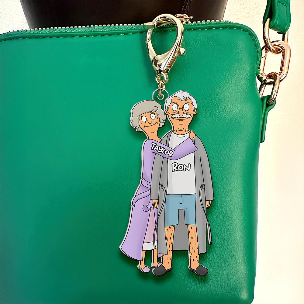 Personalized Cartoon Keychain for Couples - Unique Valentine's Day Gifts Keychains PopCulturePrints