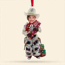 Load image into Gallery viewer, Personalized Kids Christmas Ornaments - Custom Photo Gifts Ornament PopCulturePrints
