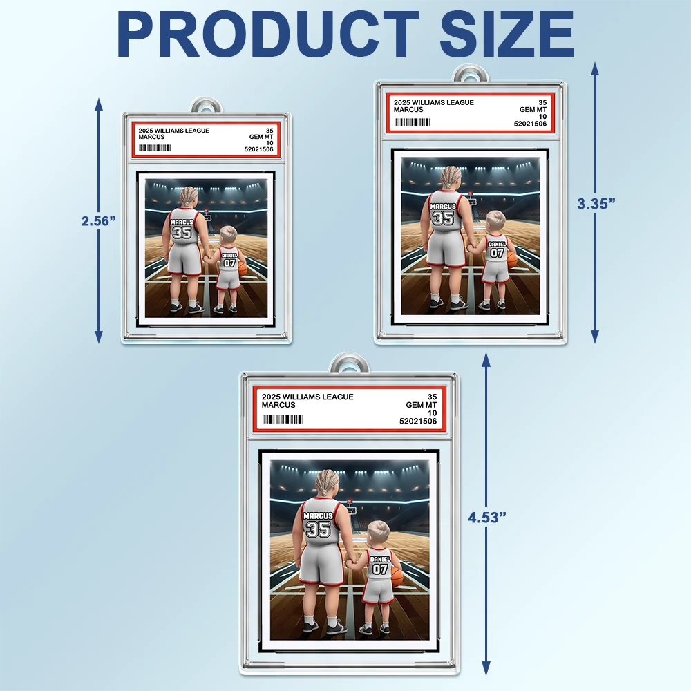 Basketball Quote: Dear Dad, Thank You For Teaching Me - Personalized Acrylic Car Hanger Gift for Dad and Grandpa Acrylic Car Hanger PopCulturePrints