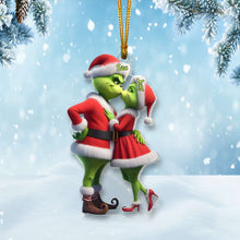 Load image into Gallery viewer, Personalized Romantic Couple Christmas Ornament - Custom Holiday Keepsake for Valentine&#39;s Day Gifts Ornament PopCulturePrints
