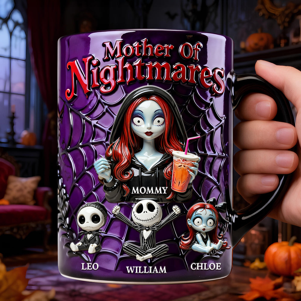 "Embrace the Spooky Spirit!" - Spooky Coffee Accent Mug - Personalized Gifts for Moms & Grandmas Coffee Mug PopCulturePrints