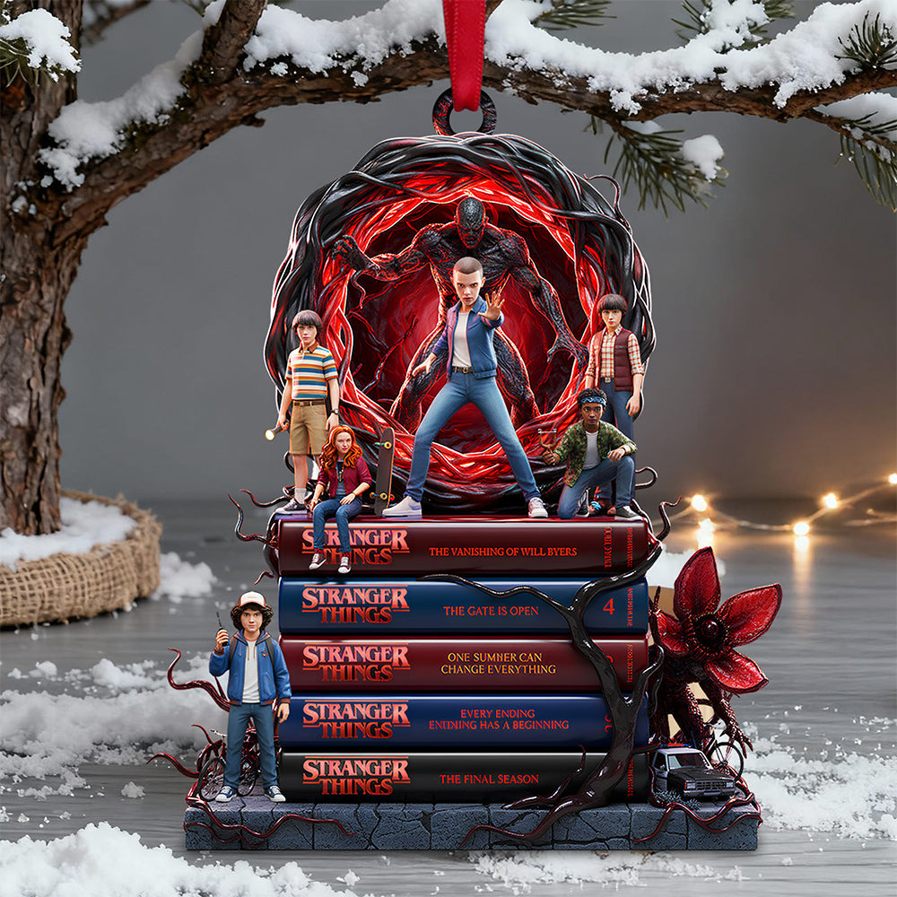 "Unlock the Mystery of Gifting" - Personalized Favorite Mystery Ornament - Perfect Gift for Fans of Stranger Things, Friends, Family, and Collectors Ornament PopCulturePrints