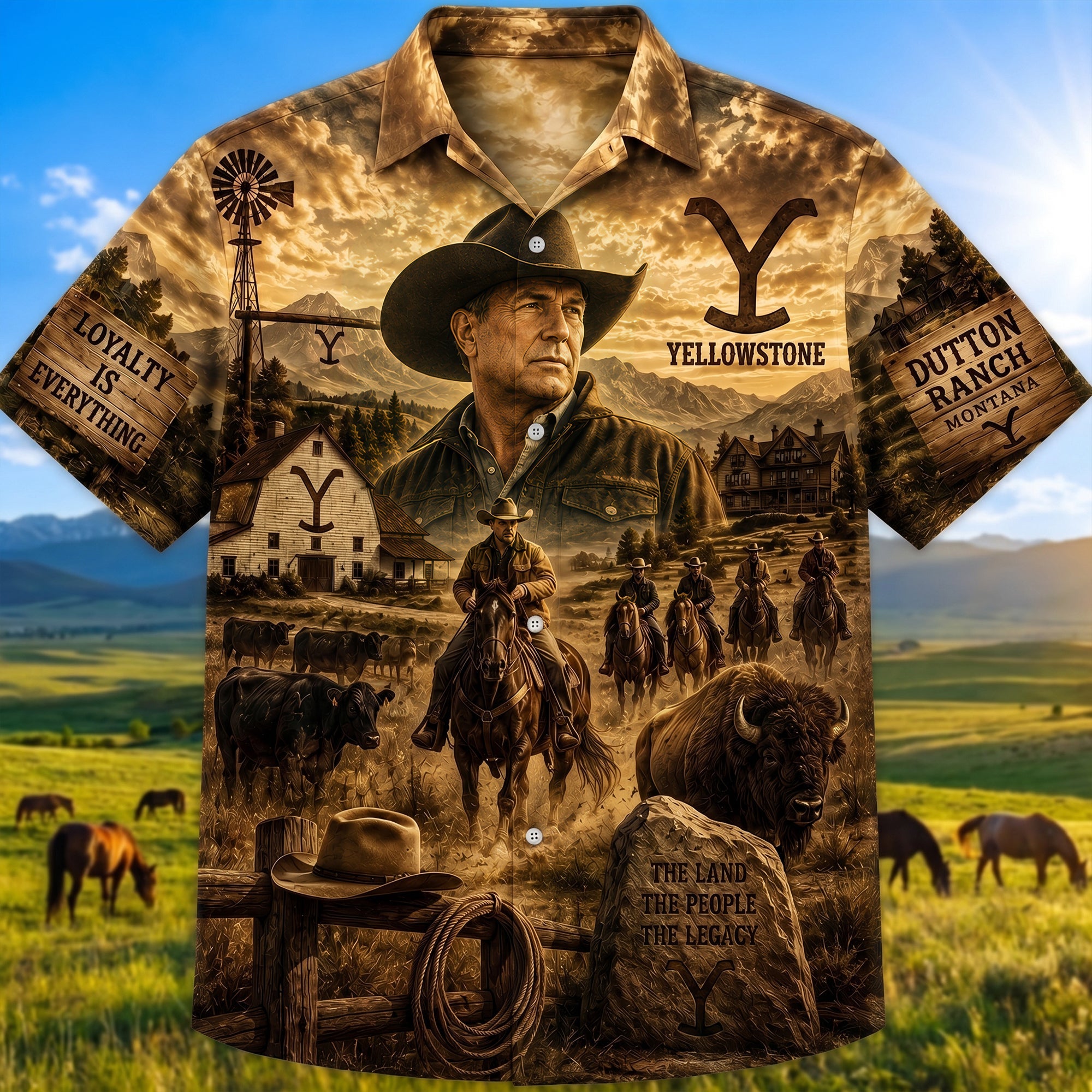 Timeless Farm Life Hawaiian Shirt - Personalized Gifts 03NAQN170726 Hawaiian Shirts PopCulturePrints