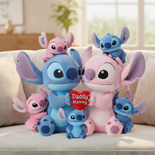 Load image into Gallery viewer, Embrace Family Love with Our Blue Alien Family Shaped Pillow - Personalized Gifts for Every Family Member Pillow PopCulturePrints
