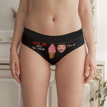 Load image into Gallery viewer, Personalized Couple Boxer Shorts - I Licked It So It's Mine Boxer Briefs PopCulturePrints
