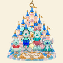 Load image into Gallery viewer, ✨ Make Memories with the Magical Castle Family Ornament - Personalized Christmas Gifts 🎄 Ornament PopCulturePrints
