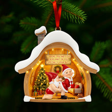 Load image into Gallery viewer, I Adore You and Love Every Part of You - Gnome Couple Ornament - Personalized Gift for Couples Ornament PopCulturePrints
