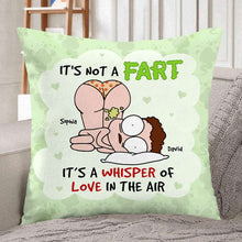 Load image into Gallery viewer, Personalized Funny Couple Pillow - Whisper of Love Pillow PopCulturePrints
