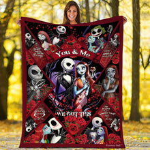 Load image into Gallery viewer, Till Death Love Story Blanket - A Personalized Gift for Couples Blanket PopCulturePrints
