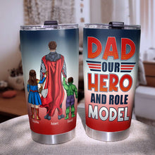 Load image into Gallery viewer, Marvelous Father Personalized Superhero Coffee Mug Tumbler Cup PopCulturePrints
