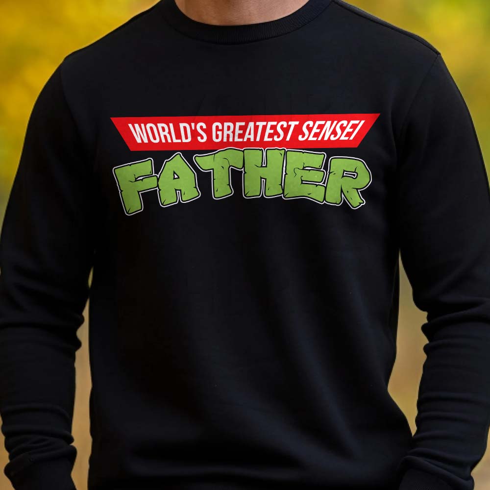 World's Greatest Sensei Father Personalized Shirt