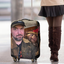 Load image into Gallery viewer, Personalized Funny Photo Luggage Cover – Ideal Gift for Upcoming Trips
