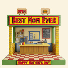 Load image into Gallery viewer, Best Mom Ever Acrylic Plaque - A Personalized Gift for Mothers, Grandmas &amp; More Shaped Plaques PopCulturePrints

