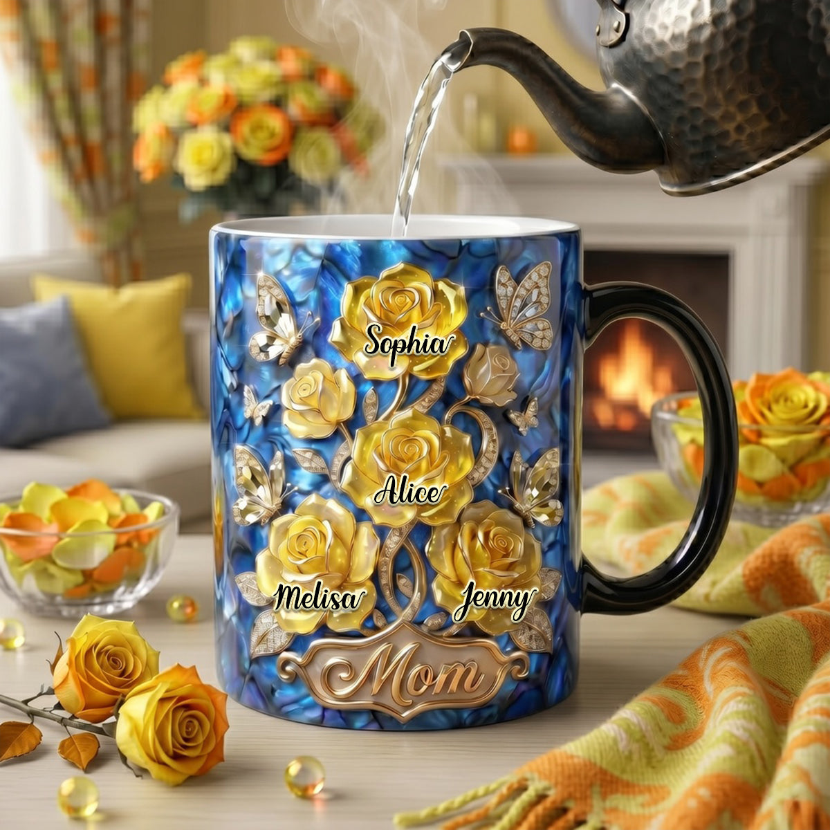 Glow Mom Era Magic Mug - A Personalized Gift for Every Mom Coffee Mug PopCulturePrints